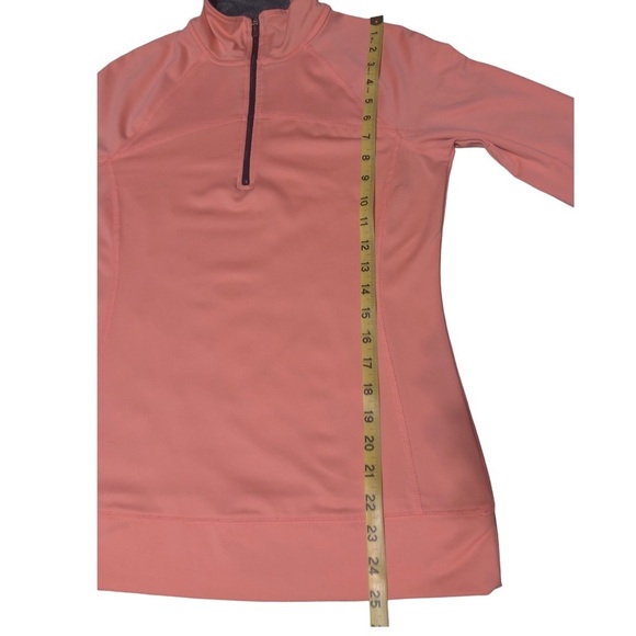 Coral Tek Gear Pullover Dry Tek 1/4Zip  Activewear Athleisure Running Layering S - Picture 8 of 11